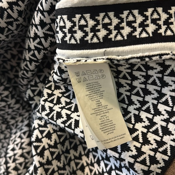 Michael Kors MK Jacquard logo print dress size L - Picture 13 of 13